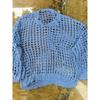 Loose Casual, Versatile Hollowed Out Long-sleeved, Large Size Women's Knit Sweater, Sun Shirt