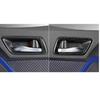 For Toyota CHR CH-R 2018-2022 Black Steel Inner Door Handle Lock Frame Trim 4pcs