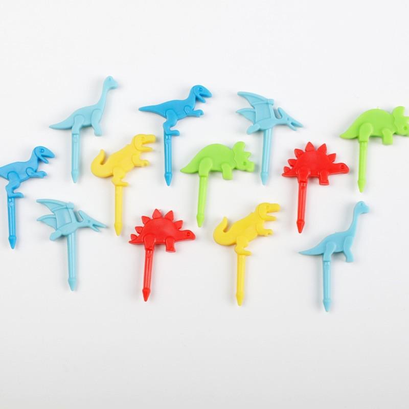 Creative Cartoon Animal Fruit Forks for Kids – Cute, Plastic Bento Picks for Household & Kitchen Use