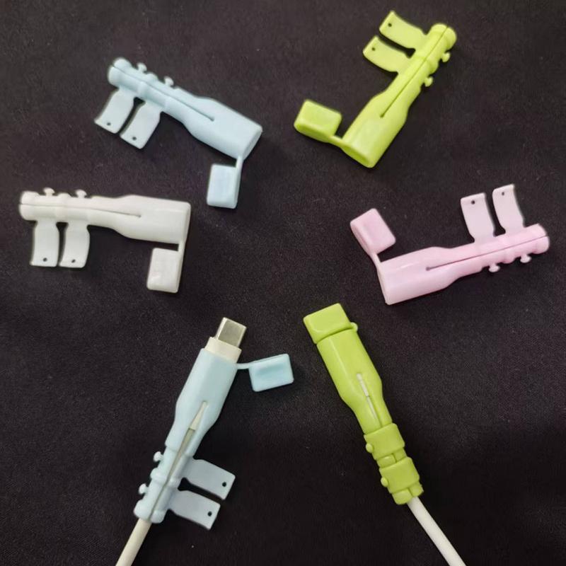 Силиконовый протектор для кабеля от излома, универсальный, совместимый с USB-C, для зарядки ноутбука, планшета, телефона, для дома и путешествий