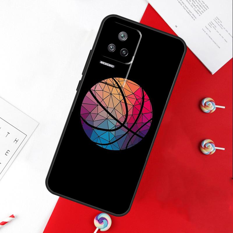 Чехол для телефона в виде баскетбольного мяча для Xiaomi 14T 11T 12T 13T Pro 13 14 15 Ultra POCO X7 Pro X3 X5 X6 F5 F6 M6 Pro