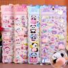 3D Милые Животные Наклейки на Попу Стресс 3D Рельефные Пухлые Пузырчатые Наклейки DIY Скрапбукинг Гитара Чехол для Телефона Наклейка на Ноутбук