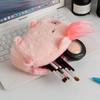 Capybara Pen Bag Velvet Stationery Organizer Simple Pen Storage Bag  Gift