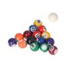 25mm Mini Billiard Ball Complete 16 Balls Set American Style Resin Pool Table Balls Accessories
