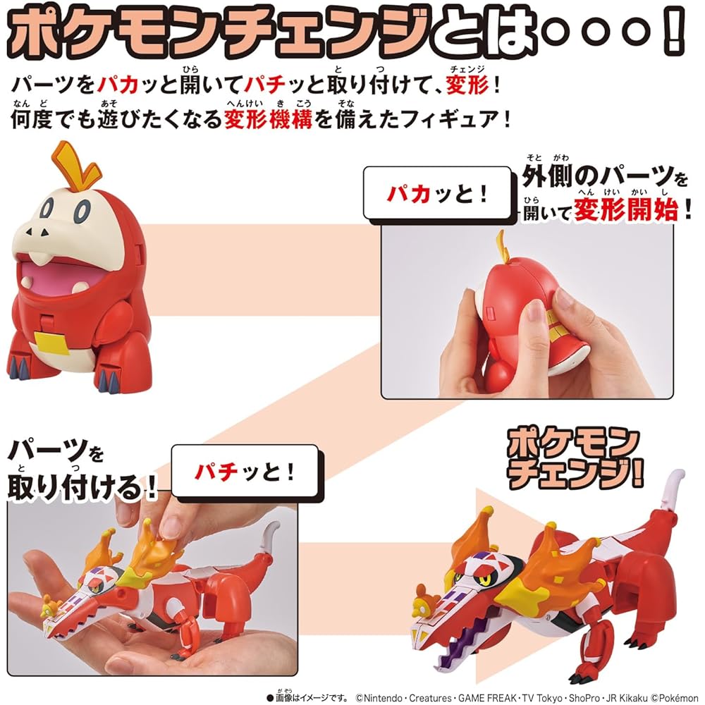 Bandai Pokemon Change Hogueta Loudbark Фигурка Игрушка Коллекционная Фигурка Действия