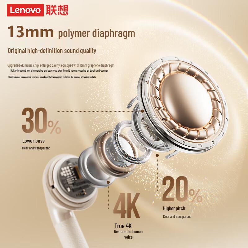 Lenovo EA166 Semi-In-Ear Wireless Earbuds