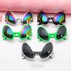 Alien Party Glasses Funny Sunglasses Et Sunglasses Holiday Dance Aliens Costume Alternative Shapes Rainbow Lenses Party Supplies