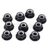 Anodize M5 Nylon Insert SelfLock Nuts Hex Lock Nut Aluminum Alloy 10Pc