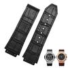 26x19 мм Настоящая Коровья Кожа Резина Ремешок для Часов для HUBLOT Classic Fusion Universe Big Bang Серии Мужской ремень Ремешок для Часов Бабочка Пряжка