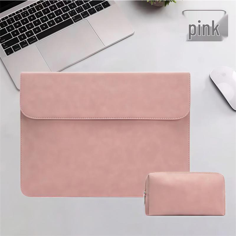 Leather Laptop Stand Bag for 13-16 Inch MacBook, Xiaoxin Air, Huawei