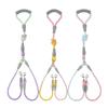 Gradually Change Color Double-headed Dog Walking Rope One To Two Pet Leash Anti-winding Medium Dog Chain Dog Leash