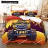 3D Принт Аниме Monster Jam Постельное Белье Односпальный Полуторный Двуспальный Кингсайз Комплект Постельного Белья Monster Jam F1 Подростковая Спальня Комплекты Пододеяльников
