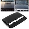 Engine Hood Air Vent Cover Glossy Black ABS Car Bonnet Cover Universal for Car Modification Auto Parts