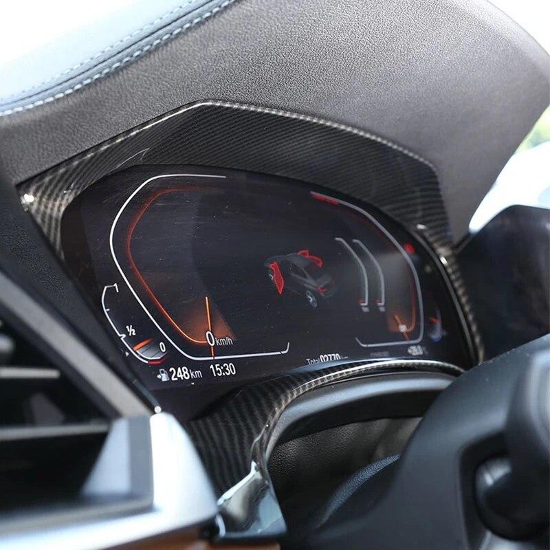 Автомобильная центральная консоль приборной панели дисплей декоративная рамка крышка наклейка автомобильные аксессуары для салона для BMW 3 серии G20 G28 -21