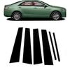 6PCS Pillar Posts Side Door Window Trim Cover For Toyota Camry Sedan 2007 2008 2009 2010 2011 Decorative Car Stickers