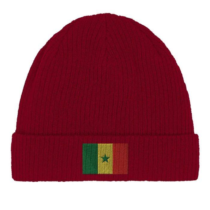 Bonnet Drapeau Sénégal En Rouge