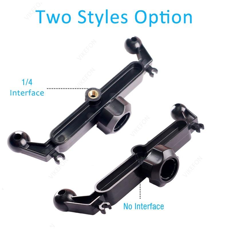 Universel Car Dual 17MM Ball Phone Holder Base Cellphone Bracket Accessories With Cable Clamp For 17mm Ball Stand GPS Support