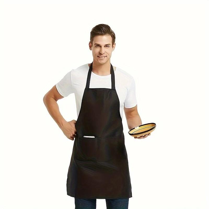 4pcs Adjustable Canvas Aprons with Pockets Comfort Fit for Cooking Chefs Waiters BBQs Hairdressers Easy Clean