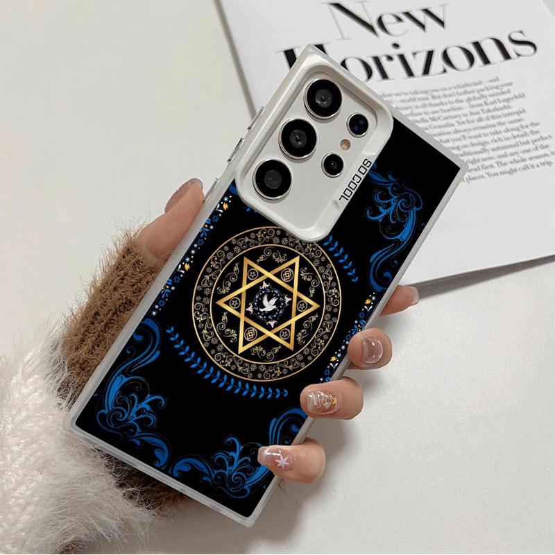 Чехол для телефона David Jewish Star Symbol Ударопрочный для Samsung Galaxy S26 Edge S25 Ultra S24 FE S23 Plus S21 Чехол Противоударный Fundas