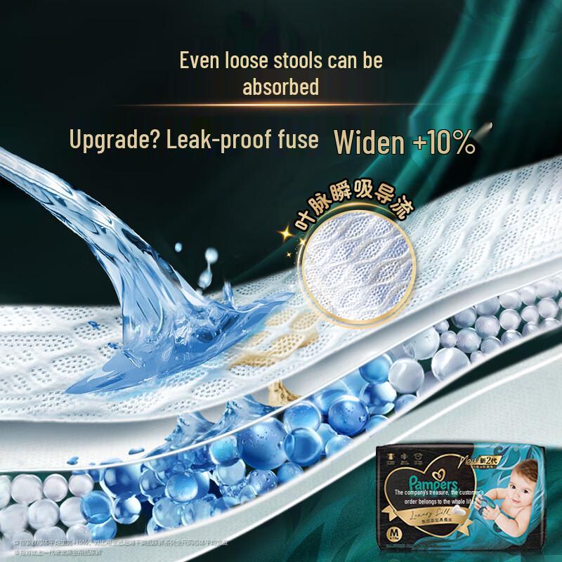 Pampers Премиальные подгузники Black Gold Silk