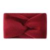 Ribbed Cotton Cross Twist Headband Wide Sports Headband Yoga Sweatband Hair Accessories