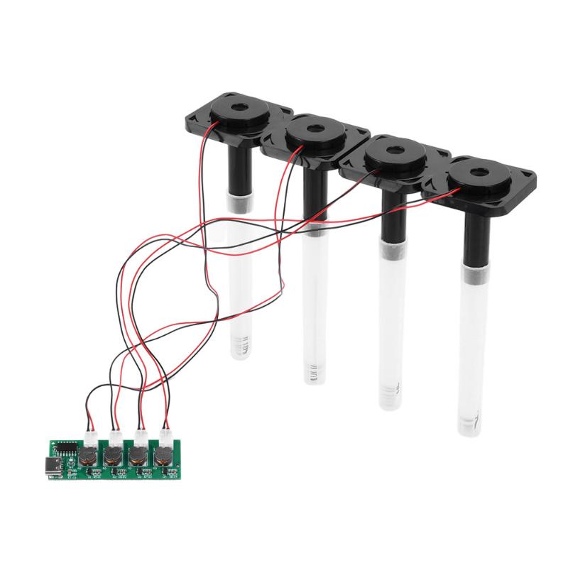 1 Комплект DIY Ультразвуковой Небулайзер DC5V Непереключаемый 4 Распылителя Увлажнитель Модуль Управление Распылением Интерфейс Type-C