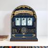 Деревянный счетчик прочитанных книг в этом году, трекер читательского челленджа, книжная полка, декор для класса, новогодние подарки для семьи книголюбов