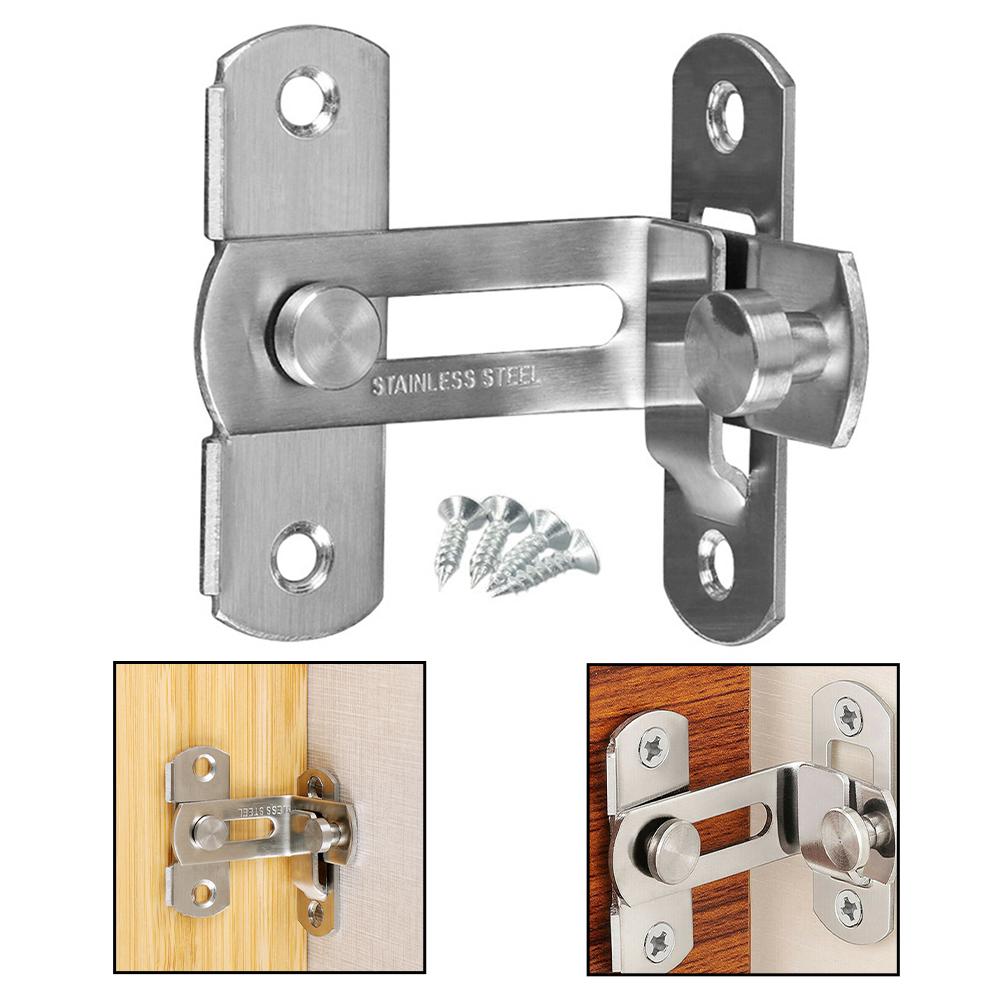 90 градусов правый угол дверная защелка пряжка засов скользящий замок болт дверной замок безопасности дверные болты улучшение дома строительная фурнитура