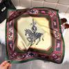 Модный квадратный модный иностранный стиль маленький шелковый платок женская повязка на голову декоративный платок двойного назначения маленький квадратный платок новый платок