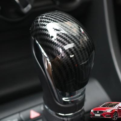 Для MG ZS 2017 2018 2019 2020 EV MG6 углеродное волокно ABS ручка переключения передач автомобиля головка крышки отделка автомобильные аксессуары интерьер