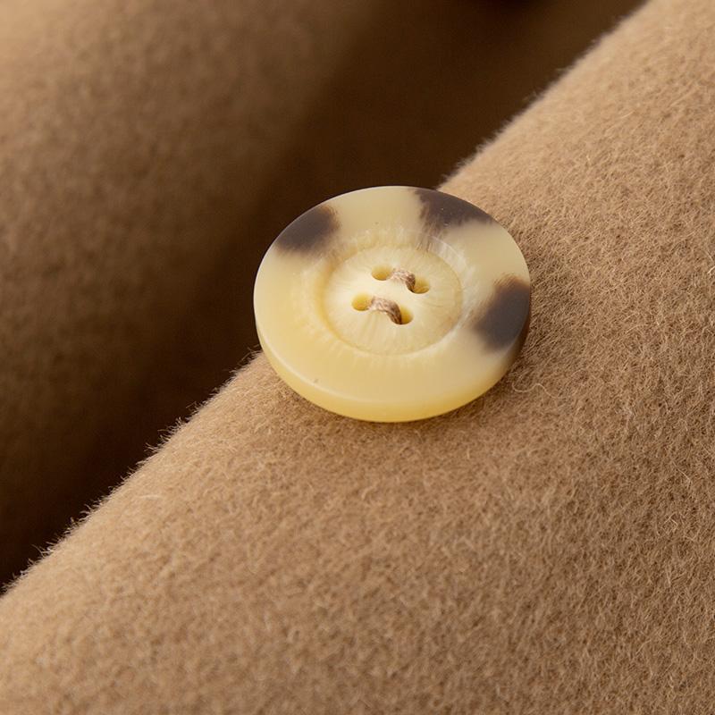 Женское пальто из 100% шерсти TIDENOVEL Осеннее шерстяное длинное пальто Ручной работы Пальто-бушлат Зимняя теплая шерстяная длинная куртка Пальто