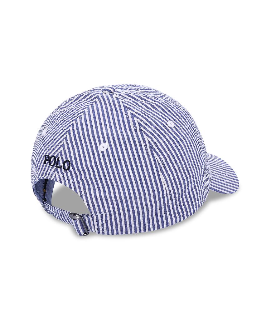 Кепка-бейсболка POLO RALPH LAUREN из сирсакера - Синяя