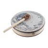 Shaman Drum with Drum Stick Deep Bass Healing Tool Decoration