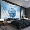Custom Name,New York Islanders Wall tapestry, aesthetic printed fabric blanket, suitable for bedroom, living room, and home decor.