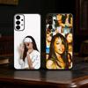 Чехол для телефона в стиле хип-хоп с изображением певицы A-Aaliyah для Samsung S25,24,23,22,30,21,10,9,Ultra,Plus,Lite Мягкий черный чехол