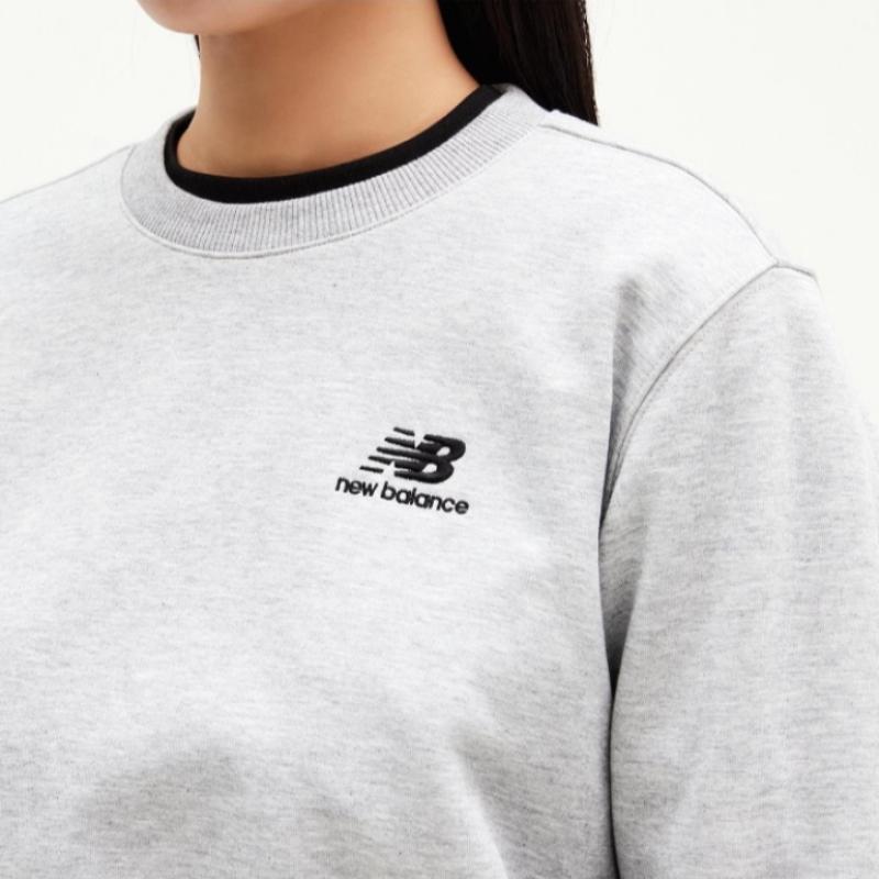 New Balance Футболка с длинным рукавом Rqk Nbnce11013 Ac Uni Essential Small Logo Sweatshirt Sta