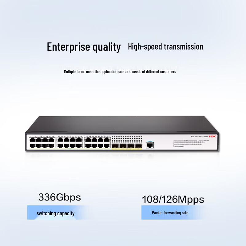 H3C S5130V2-28P-LI 28-Port Managed Layer 3 Gigabit Switch