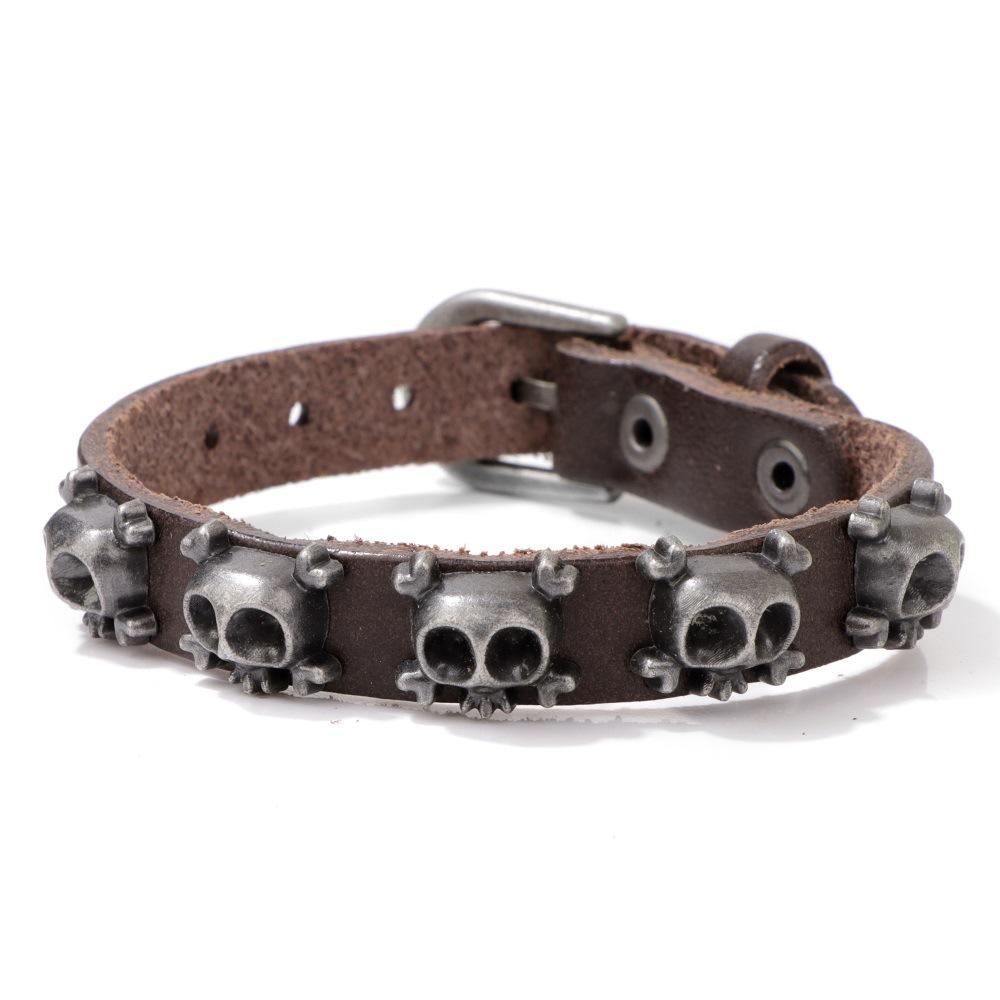 JYL TS Bracelet Men's Volcanic Stone Crown Set Bold Enhances Authority And Luck