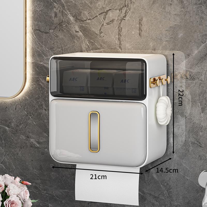 Настенная коробка для салфеток, водонепроницаемая коробка для хранения туалетной бумаги, настенная коробка для салфеток, держатель для туалетной бумаги в стиле ретро