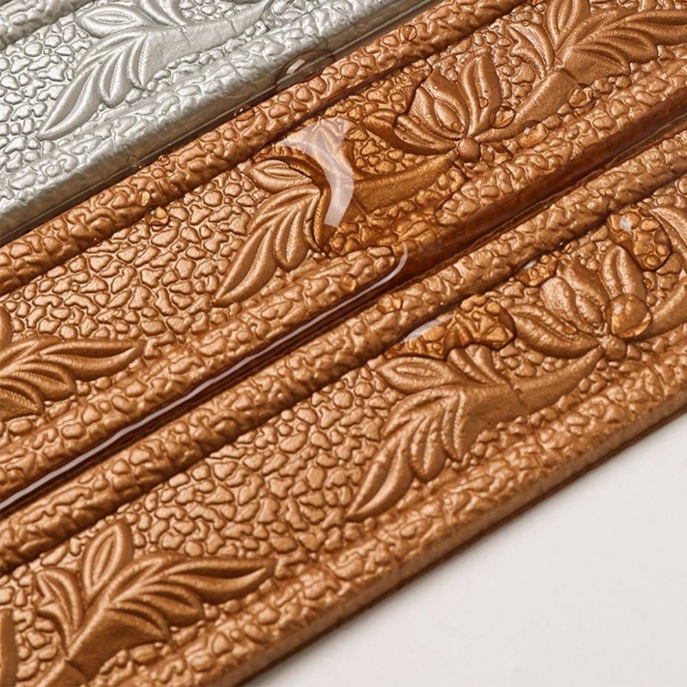 Self-adhesive Embossed Edge Strip Stickers Wall Sticker Corner Wallpaper Wall Waist Line