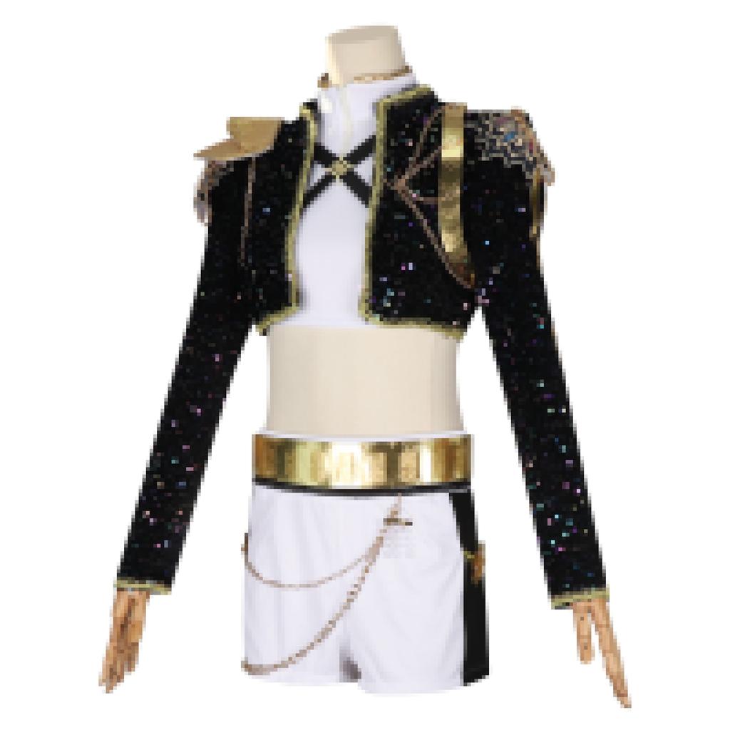 girl group cosplay costumes, anime and game cosplay Halloween stage costumes