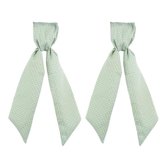 2 шт. Осенний День Благодарения Клетчатый Принт Венок Пояс Фермерский Лента DIY Ремесло Монограмма Уличный Внутренний Осенний Декор