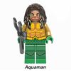Минифигурки DC Super Heroes Бэтмен Супермен Аквамен Чудо-Женщина Лига Справедливости Строительные Блоки Игрушки