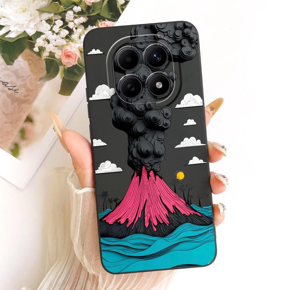 For Xiaomi Redmi Note 15 5G / Note 15 Pro 4G Fashion Dusk Beach Painting Phone Case For Redmi Note15 15Pro Soft Silicone Bumpers