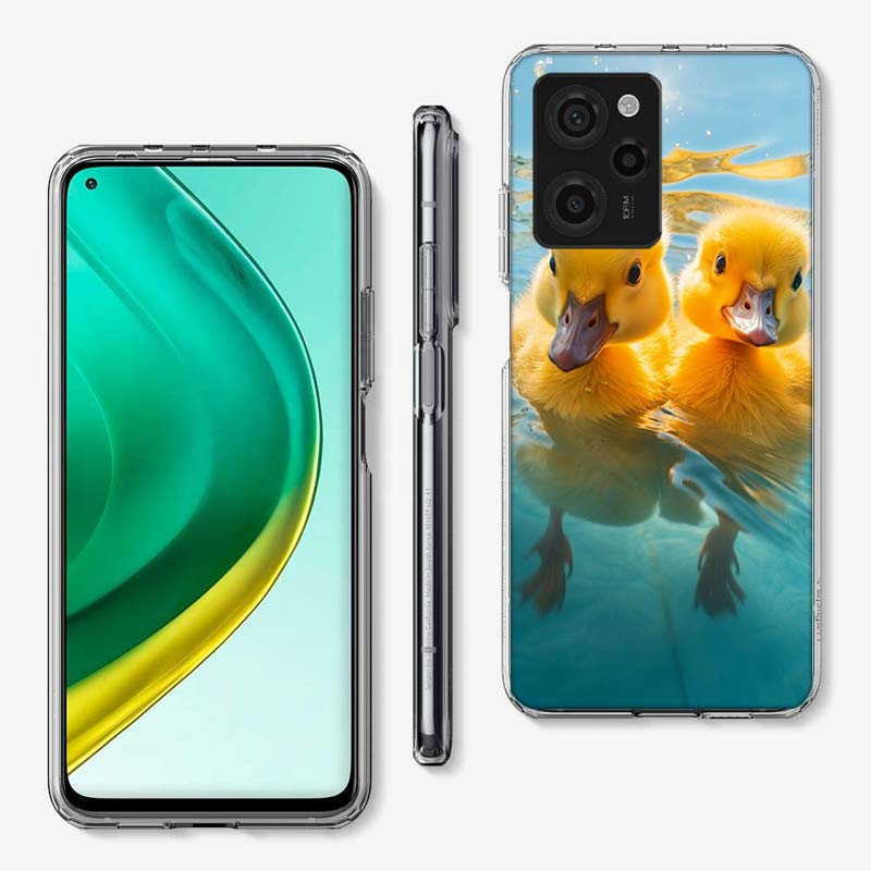 Желтая Утка Чехол для Телефона Для Xiaomi Poco M8 M7 M6 M4 M3 X7 X6 X4 Pro F7 Ultra M5S Mi 14 14T 15 15T 12T 10T Pro 12S 12 11 Lit