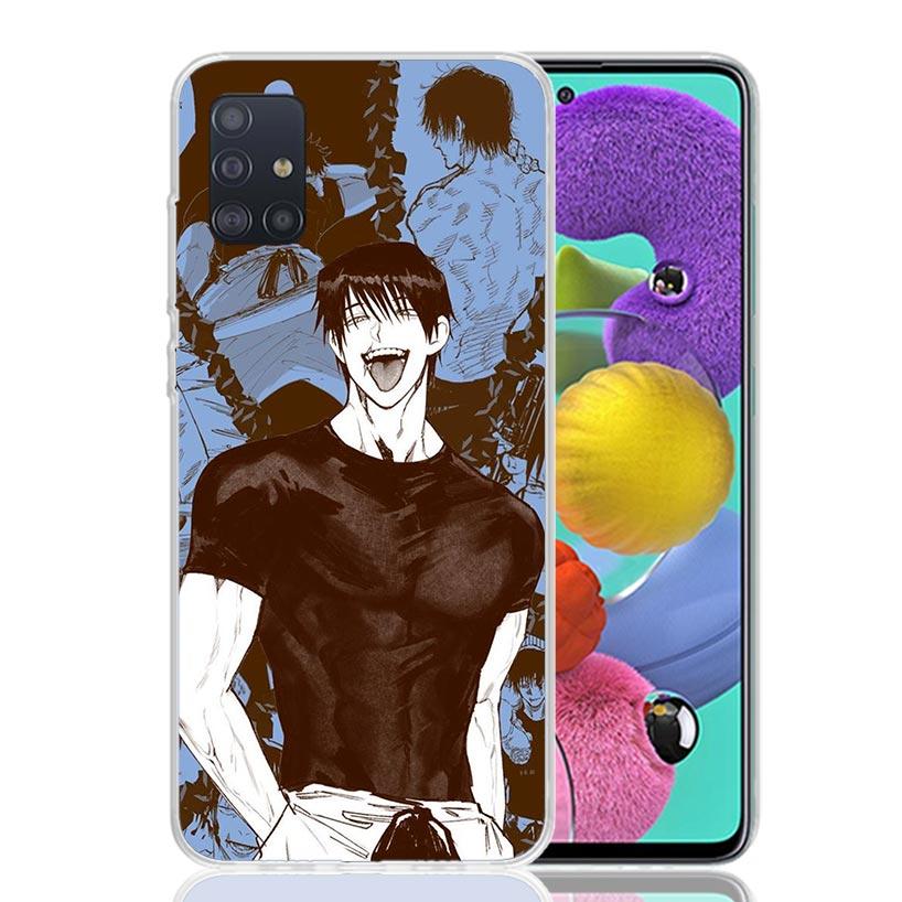 Чехол для телефона JujuKaisen Фушигуро Тодзи Для Samsung Galaxy A52 A32 A22 A12 A02S A50S A30S A51 A31 AA71 Note 20 Ultra 10 S10 Plus Ga