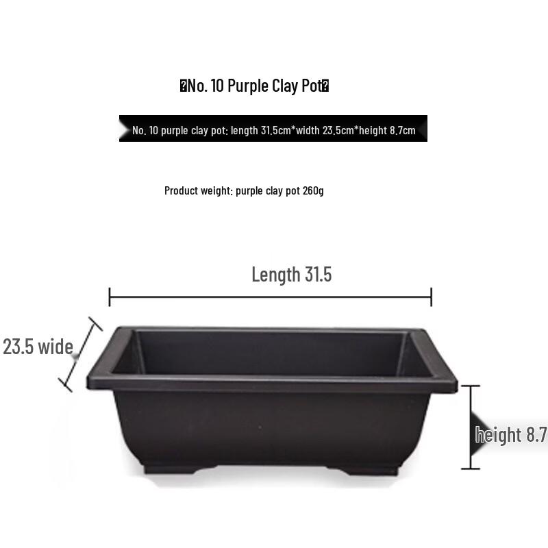 Shangqi Balcony Bonsai Orchid Planter Pots (Set of 3)