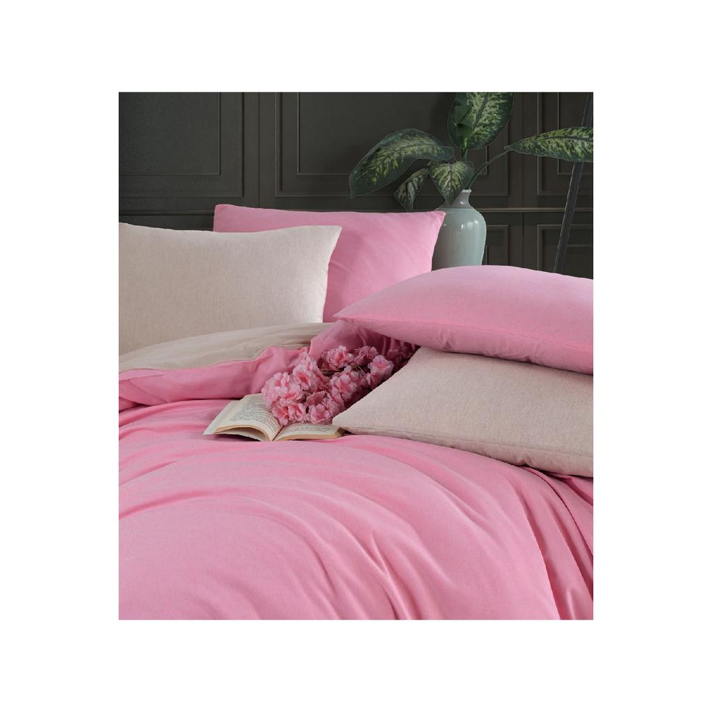 Двойной комплект пододеяльников с простынями | Антрацитовый черный | хлопок