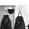 Black&Grey Travel Laundry Bag Polyester Fiber Collapsible Dirty Clothes Bag Washable with Handle Drawstring Storage Bag