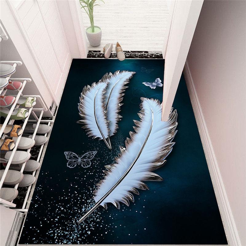 3D китайский напольный коврик от двери до двери, дверной коврик для дома, спальни, гостиной, ванной комнаты, нескользящий впитывающий коврик, который можно стирать в машине